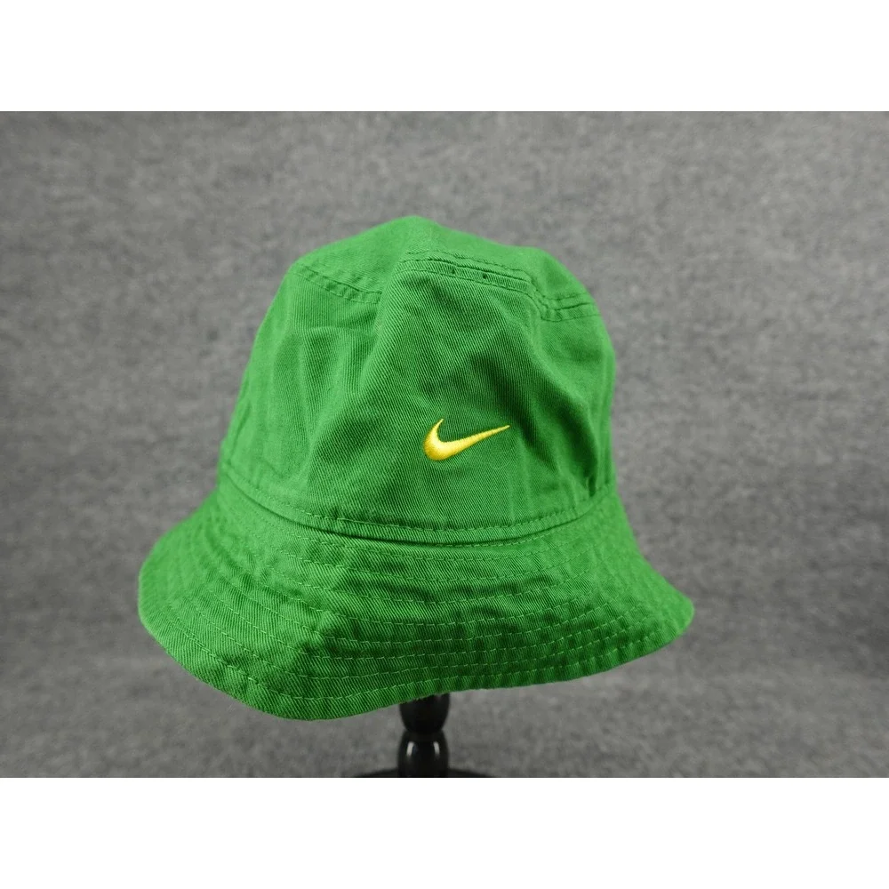 Nike Bucket Hat Unisex S/M Green Oregon Ducks NCAA Embroidered Swoosh